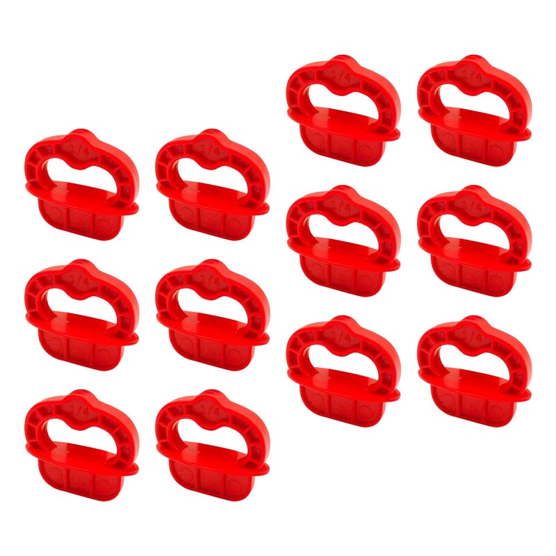 MagiDeal 12Pcs Deck Board Jig s,1/4" Deck Board Spacer s,DIY