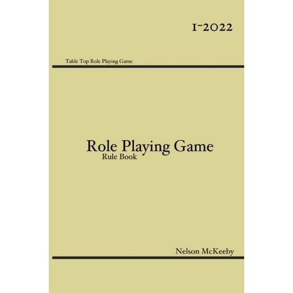Role Playing Game: Rule Book