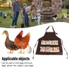 Egg Gathering Apron, Egg Apron Safe Durable Flexible 12 Pockets