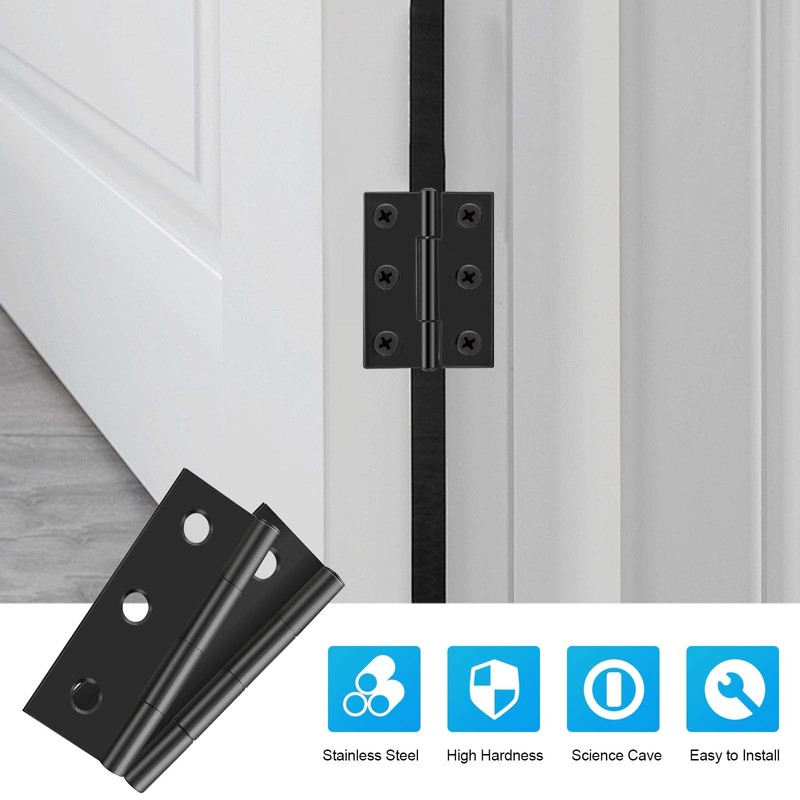 Pack of 10 Hinge, Foldable, 44 mm x 31 mm,