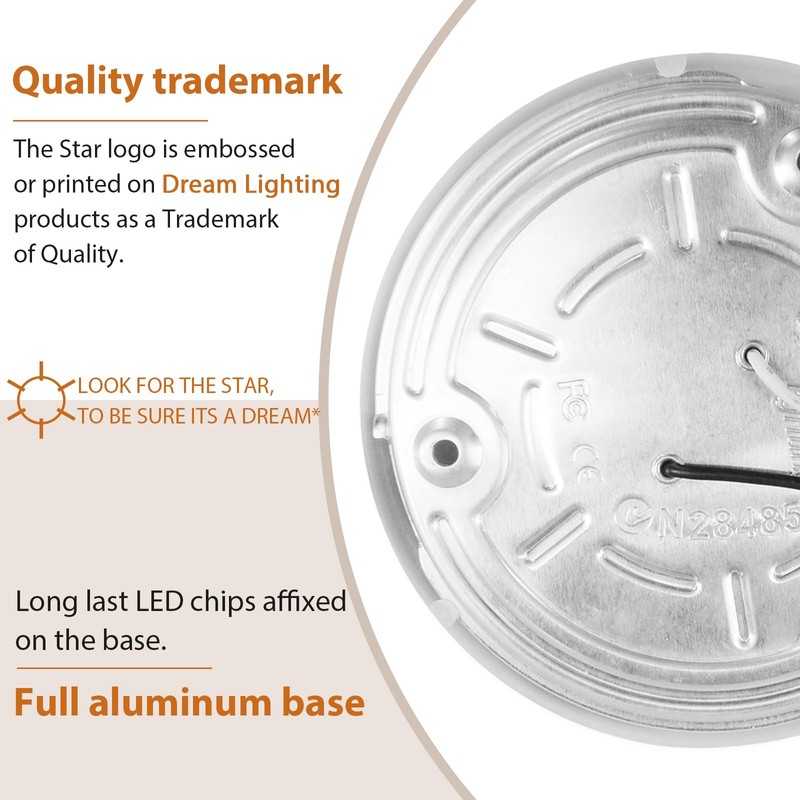 Dream lighting RV Interior LED Lights 12volt Led Dome Ceiling