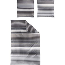 Irisette Bed Linen Tencel™ Lyocell Grey Size 135 x 200 cm (80 x 80 cm)