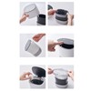 Mini Trash Can with Lid Small Desktop Trash Can Detachable
