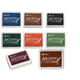 Ranger Archival Ink Pads - Set of 8 Full Size Pads