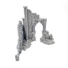 QP3D Battle Ruined Building Wall, Terrain Scenery for Tabletop &