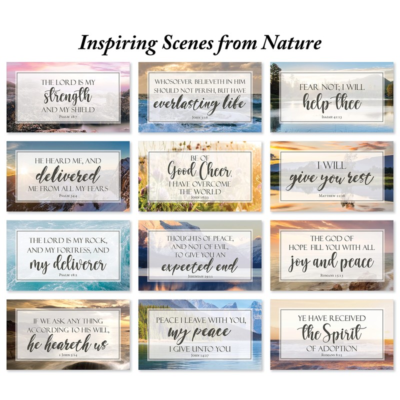 JBH Creations Be Not Afraid Bible Verse Cards with Full