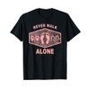 Never Walk Alone Horse, Dog and Rider T-Shirt for Men