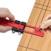 300mm Woodworking Scribing Ruler Aluminum Alloy Woodworking Pocket Slide Stop