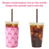 Lyreh 3pcs Iced Coffee Sleeve, 3 Sizes Reusable Cup Sleeves