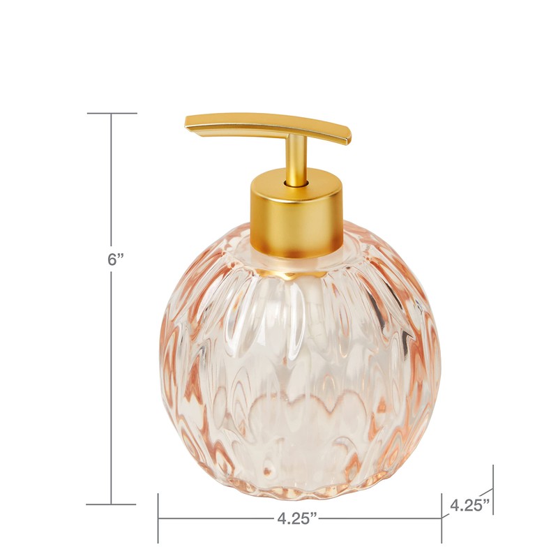 SKL Home Arianna Dispensador de jabón, Rubor