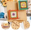 Crochet Blocking Board Handcrafted Knitting Blocking Mats Bamboo Crochet Accessories