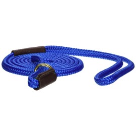 Mendota Pet Dog Show Slip Leash - Made in The USA - Blue, 1/8 in x 54 in - for Small Breeds