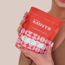 NOOZ Vitamin Mints - Immunity & Vitality - Tangerine & Lemon Flavor | Sugar-Free, Vitality-Boosting Supplements for Fatigue Reduction & Wellness - Non-GMO, 150 Mints Doypack