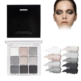 Lazy Eye Eyeshadow, Smoky Makeup Eyeshadow, Colour Eyeshadow, Matte Eyeshadow Palette, Smokey Eyeshadow, Effect Eyeshadow, Dark Grey & Black Punk, Shimmering Eyeshadow Colours for Smokey Eyes