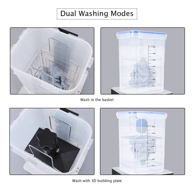 ELEGOO Mercury Plus 2.0 Wash and Cure Station Washing and