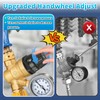 Boltigen RV Water Pressure Regulator with Gauge, Adjustable Handle Water