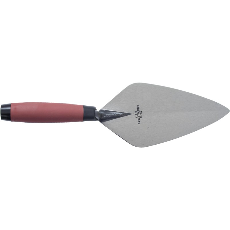 Marshalltown Brick Trowels, London Style, 10 x 4-5/8 Inch, DuraSoft
