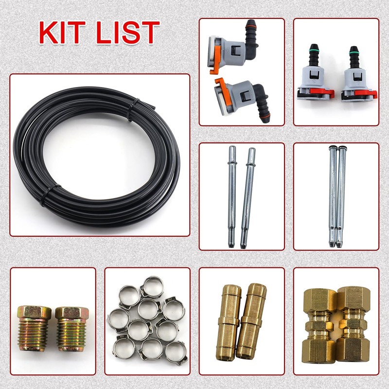 5/16 Fuel Line Repair Kit 5/16 in (8mm), Nylon Fuel