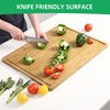 GarveeHome 24"x18" Bamboo Cutting Boards, Extra Large Wood Cutting Board
