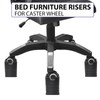 MYMULIKE Bed Risers 1 Inch, 2 inch, 3 inch, 4