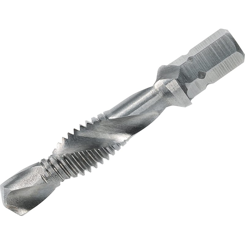 Völkel 67200 M 3-10 Combined Threading/Drill-Bit Set, 0 V, Grey/Silver