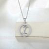 Starnny Letter Chain Women's 925 Silver Initial Alphabet Letter Charm