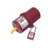 Master Lock 488 Lockout Tagout Electrical Plug Lockout, 220-550 Volts