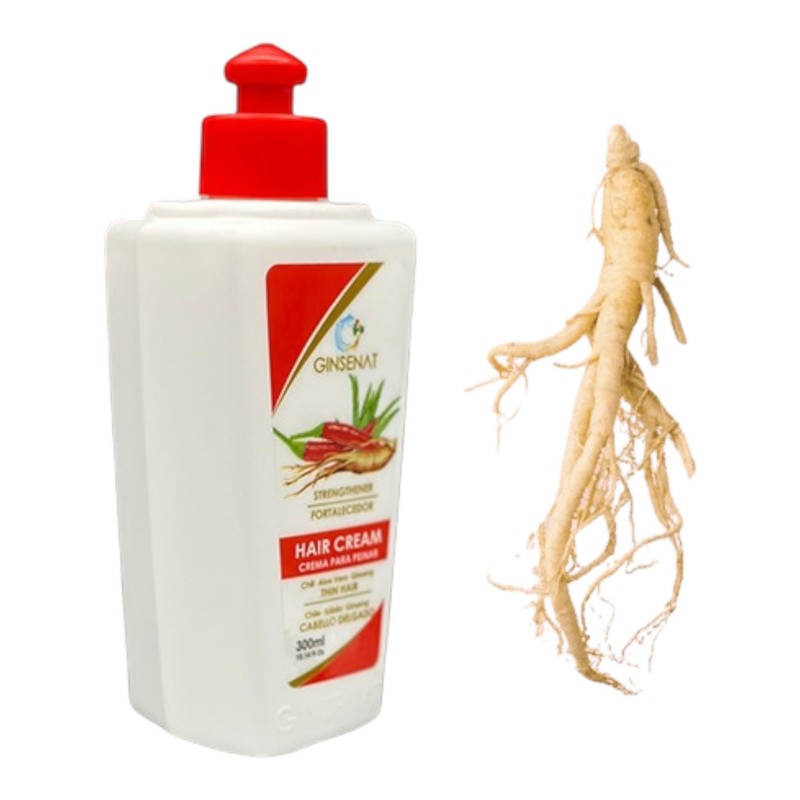 GINSENAT Crema para Peinar Chile 300ml Chile Sabila Ginseng