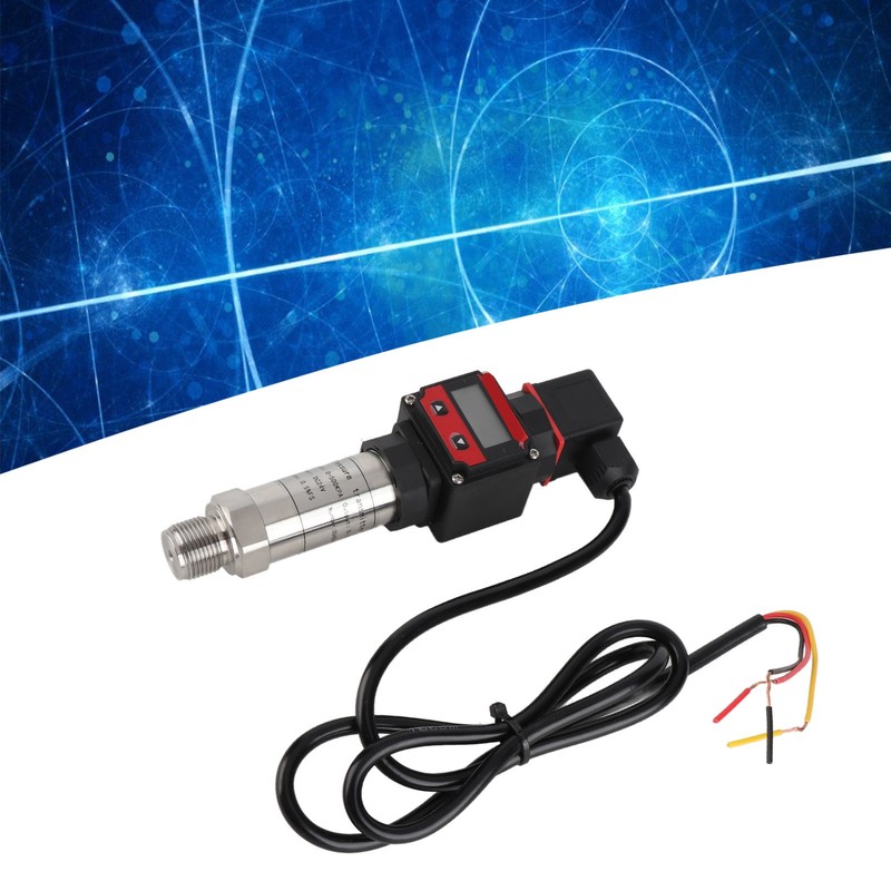 Pressure Sensor Aluminum Alloy Air Water Sender Digital Display LCD