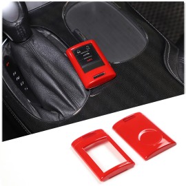 dreamcar2022 ABS Red For Corvette C6 C7 Z06 2005-19 Car Key Case Protector Key Remote Casing