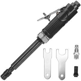 Baisiky 11" Extra Long Extension 1/4“ Straight Air Die Grinder, High Speed Extended Long Shaft Air Die Grinder Tool
