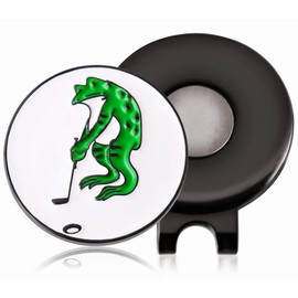 Don Flyee Golf Marker Magnet Choju-Giga Ukiyo-e Frog Alloy Hat Clip E0014