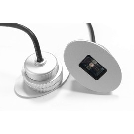 Brightest 2 Mile LED Boat Navigation Lights Pair. Flush Mount, USCG 112.5 Degree 2nm boating nav light for pontoon boat, yacht, kayak, air boats, marine. 1 Red Portside, 1 Green Starboard (Silver)