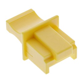 InLine® 59942I Dust RJ45 Jack Plug (Pack of 10) Yellow