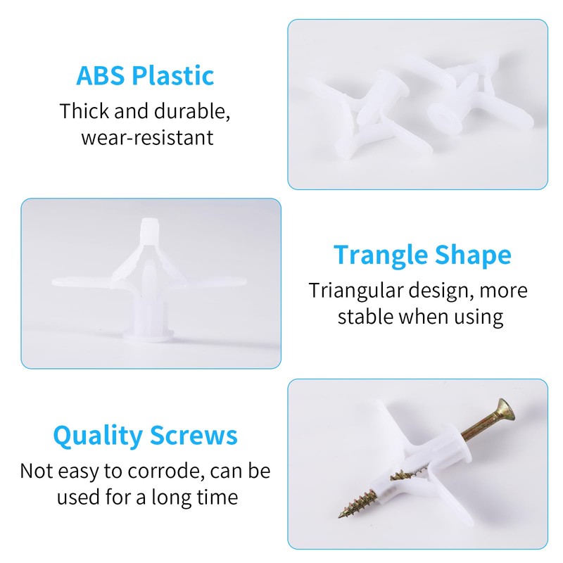50 Sets of Cavity Dowels, Butterfly, Expansion Dowels, Cavity Wall