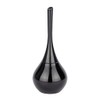 WENKO 22038100 Toilet brush Flakon Black - Ceramic, 17 x