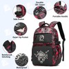 Pawsky Anime Luminous Backpack School Backpack with USB Charging Port