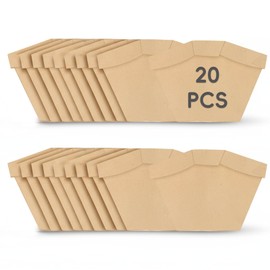 20 Pack Type BP Replacement Vacuum Bags Compatible with Hoover Commercial Backpack C2401, C2401010, Shoulder Vac Pro. Replaces Part AH10019 & 4010052N - Micro Filtration