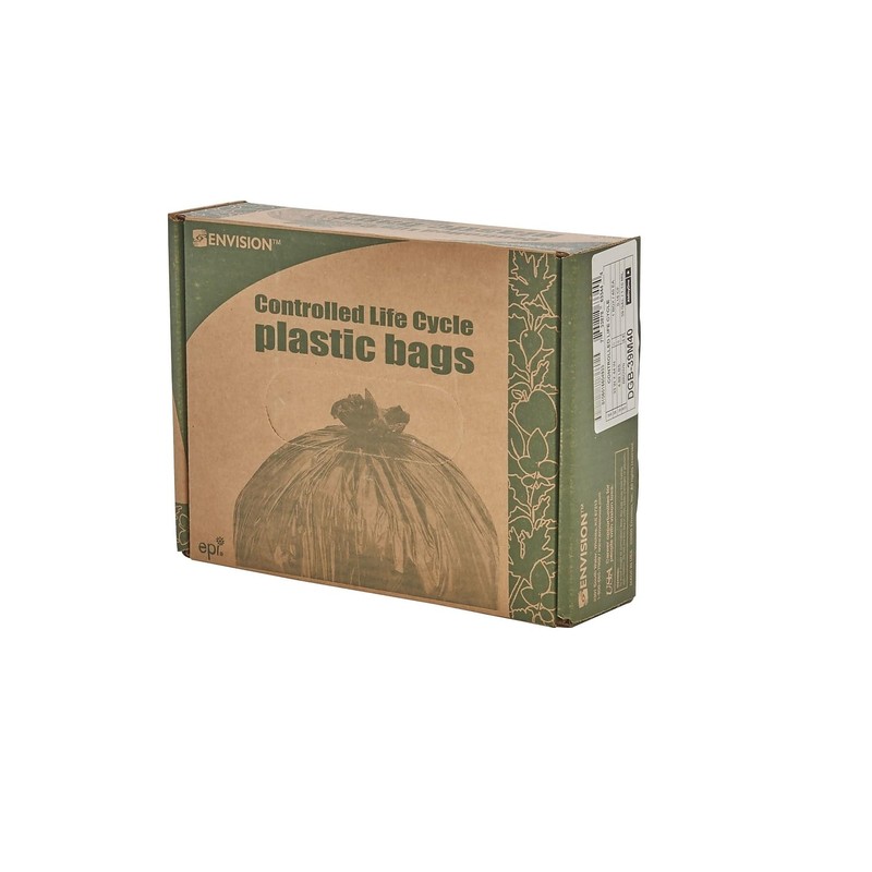 Stout G3036B80 Eco-Degradable Plastic Trash Bag 20-30gal .8mil 30 x