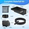 NFESOLAR Pond Waterfall Spillway Kit for Outdoor Pond up to