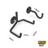 WESOLO Electric Guitar Wall Hanger Ukulele Wall Mount Slatwall Horizontal
