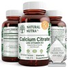 Natural Nutra Calcium Citrate with Vitamin D3, Supplement for Bone