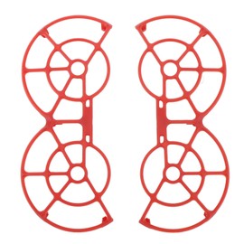 2 Pack Lightweight Drone Propeller Guard, Plastic Collision Resistant, Enhanced Safety Features, Ideally Suited for NEO Drone (Red)