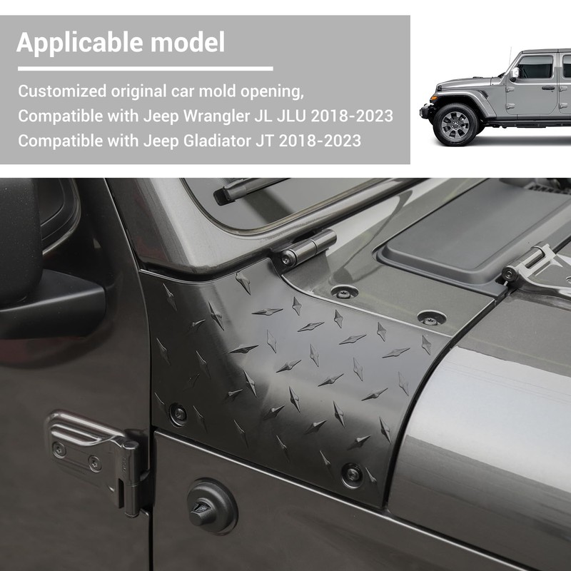 Hoolcar Cowl Body Armor Outer Corner Guards Hood Guard Cover