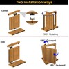 Heavy Duty Hidden Door Hinges - Thickened Solid Steel Pivot
