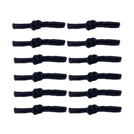 WiYould 10 Pairs Chinese Knots for Sewing Buttons, Closure Knot Buttons for Cheongsam, Tang, Suit, Scarf, Cardigan, Sweater, Coat, Costumes, Outfit for Sewing (Black, 1Z)