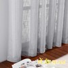 NICETOWN Linen Look Curtains for Patio - Extra Wide Grommet