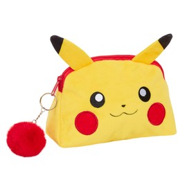 Pokemon Toiletry Bag Pikachu Plush Make Up Bag Cosmetic Toiletries Bag Pencil Case