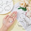 DICOSMETIC 4 Styles Base Bangle Blank Settings 12Pcs Blank Cabochon