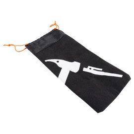 Nicear 2 Pcs Tent Peg Bag Camping Portable Stakes Hammer Nail Pouch Storage Bag Pack Tent Pegs Nails Hammer Tool Pouch Black